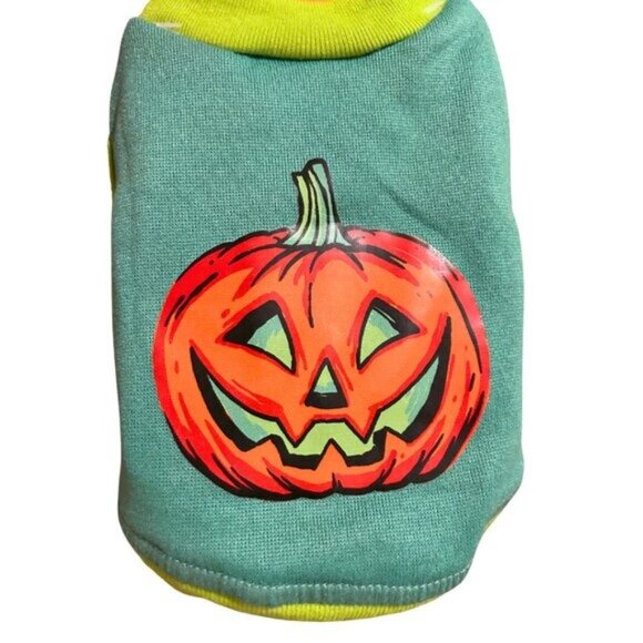 XS 🎃 Halloween Jack-o-lantern Hyde & EEK! Boutique Pumpkin CAT & DOG Costume - Picture 4 of 11